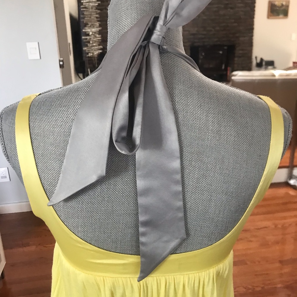 Yellow Flowy Dress, MM Couture by Miss Me, Sz. S - Picture 4 of 7